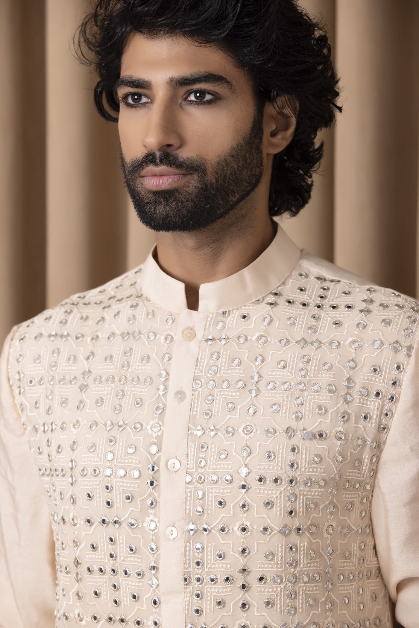 SAJID KURTA (DUSTY ROSE)