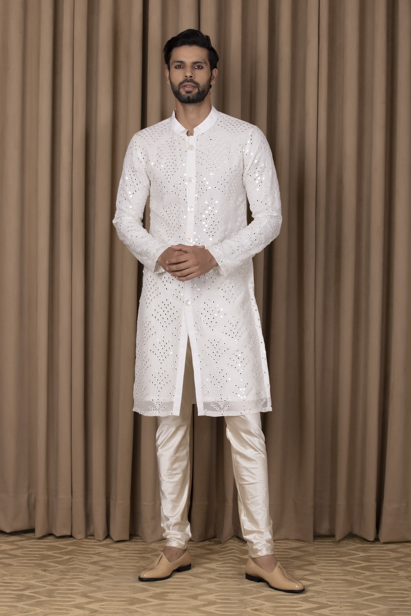 RASHID KURTA (IVORY)