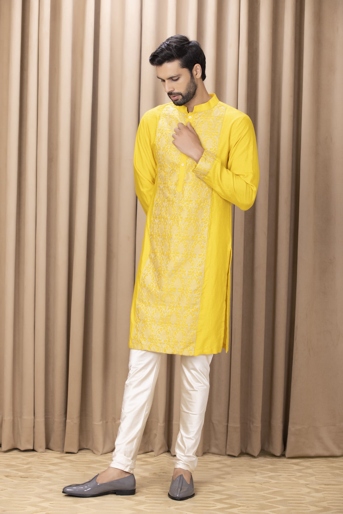 FAHAD KURTA (MUSTARD)