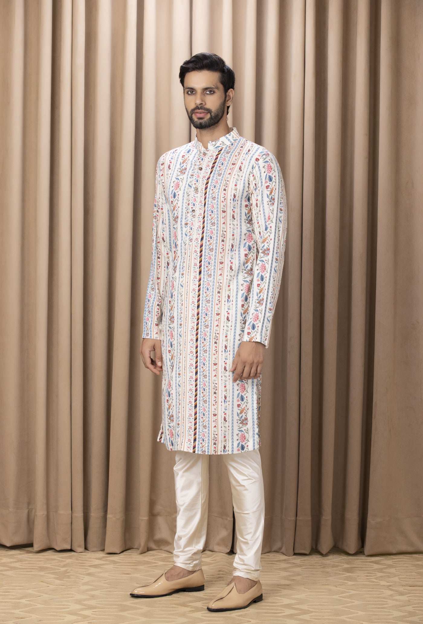 LAKEER KURTA (IVORY)