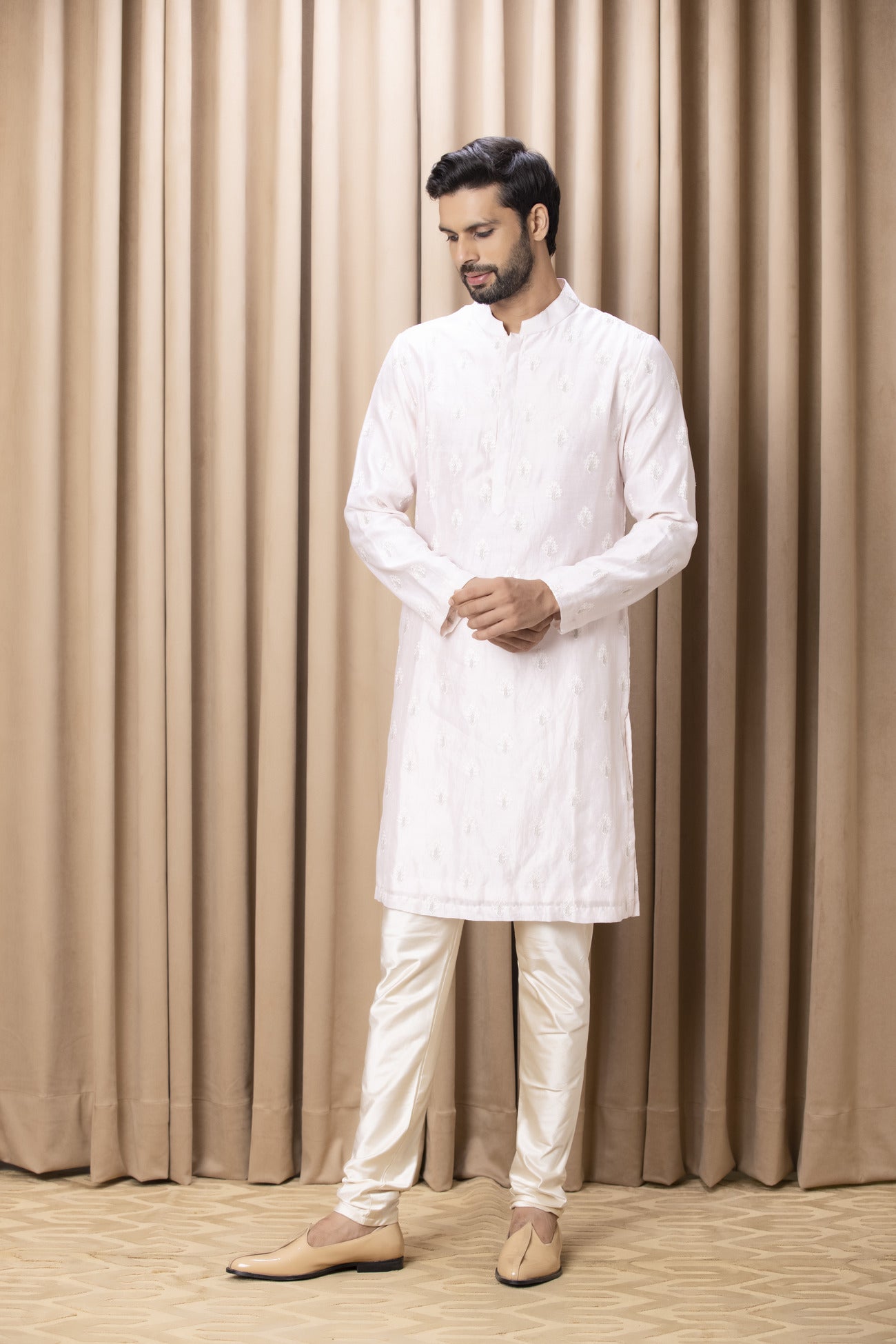 JUNAID KURTA (SOFT PINK)