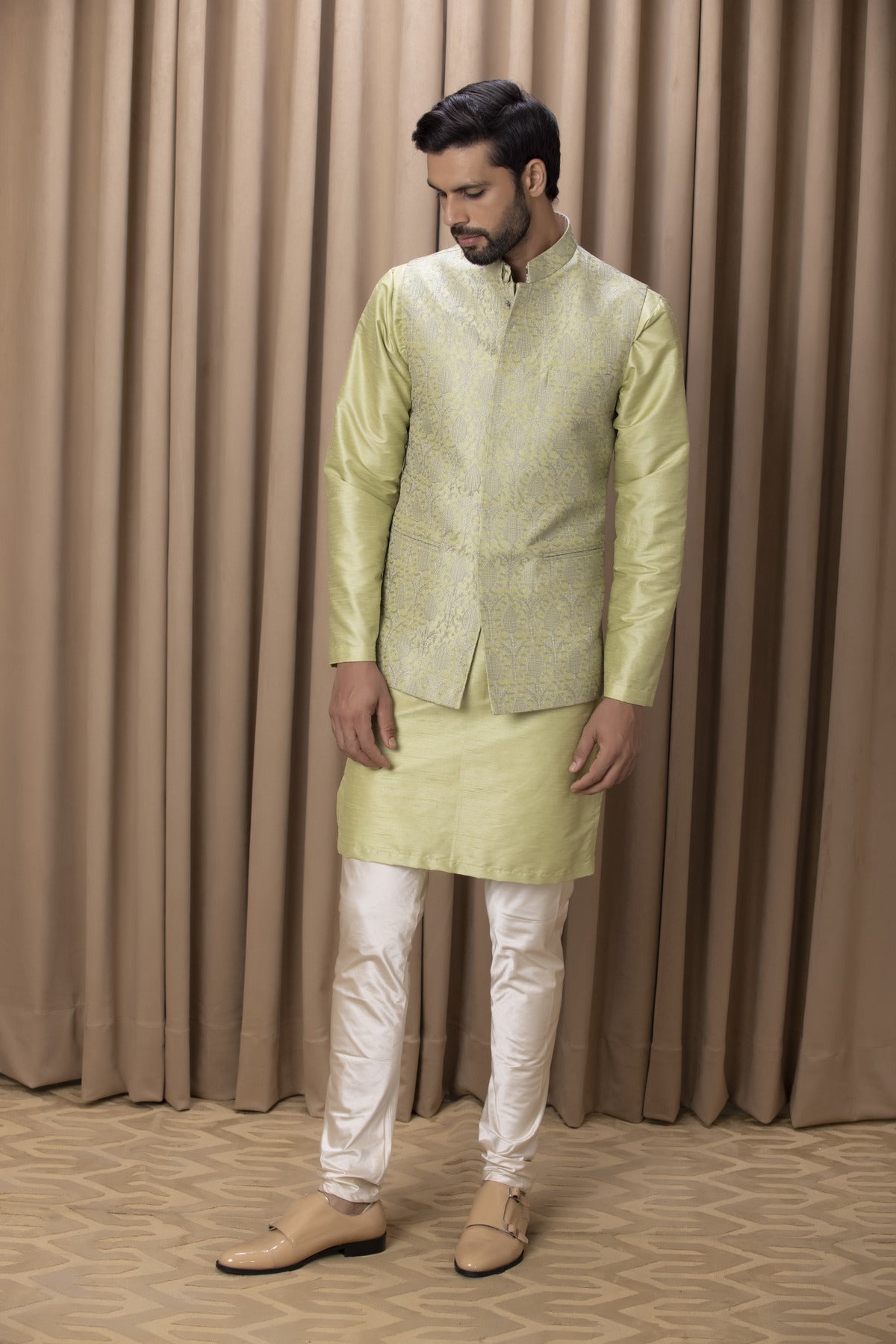 FAHAD BANDI SET (MINT GREEN)