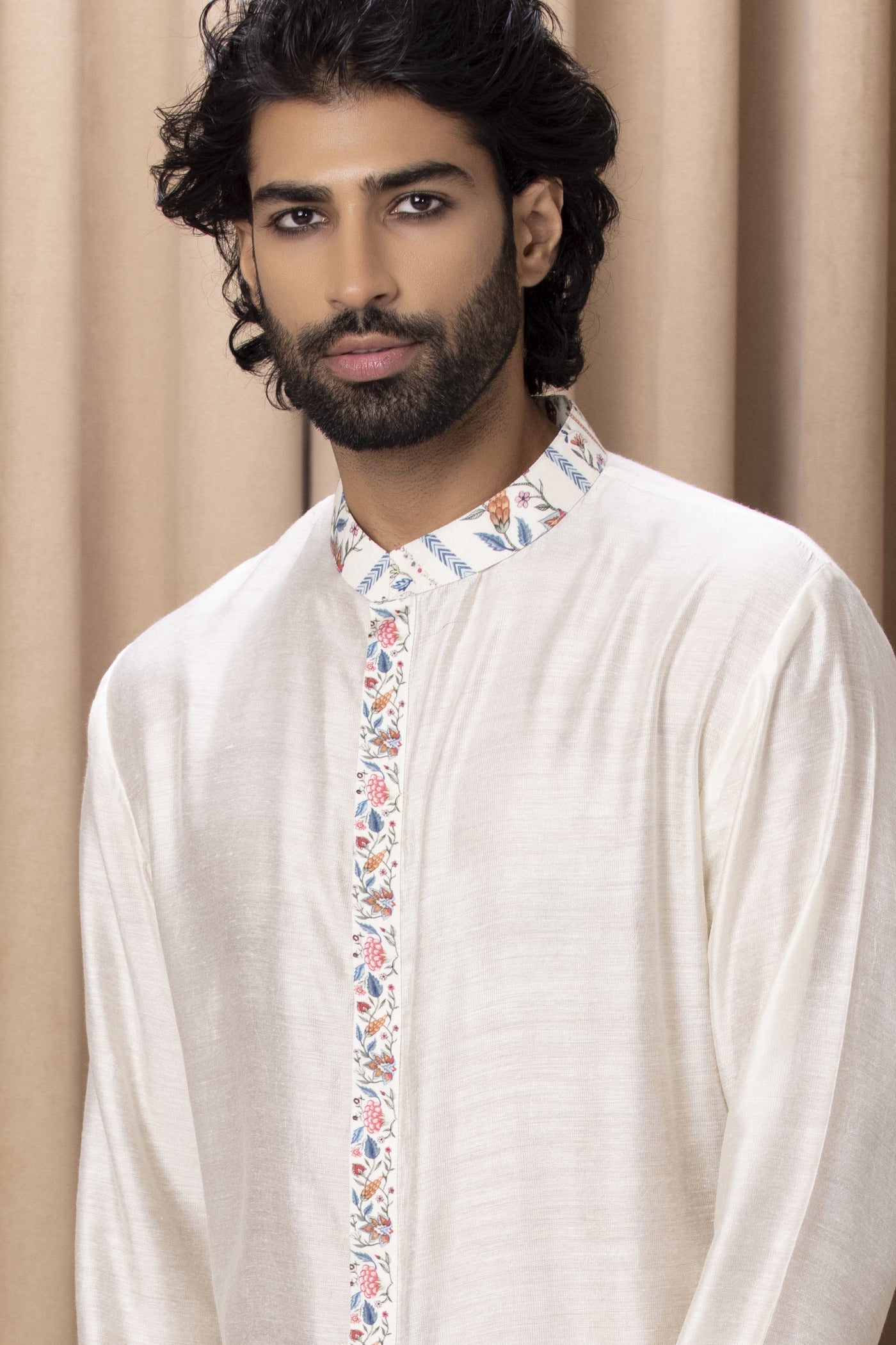 LAKEER KURTA 2 (IVORY)