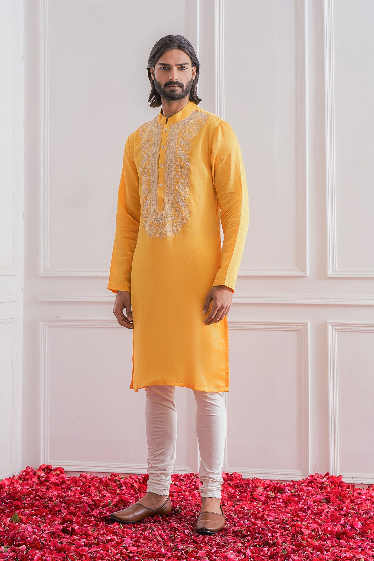 JHELUM KURTA (MUSTARD)