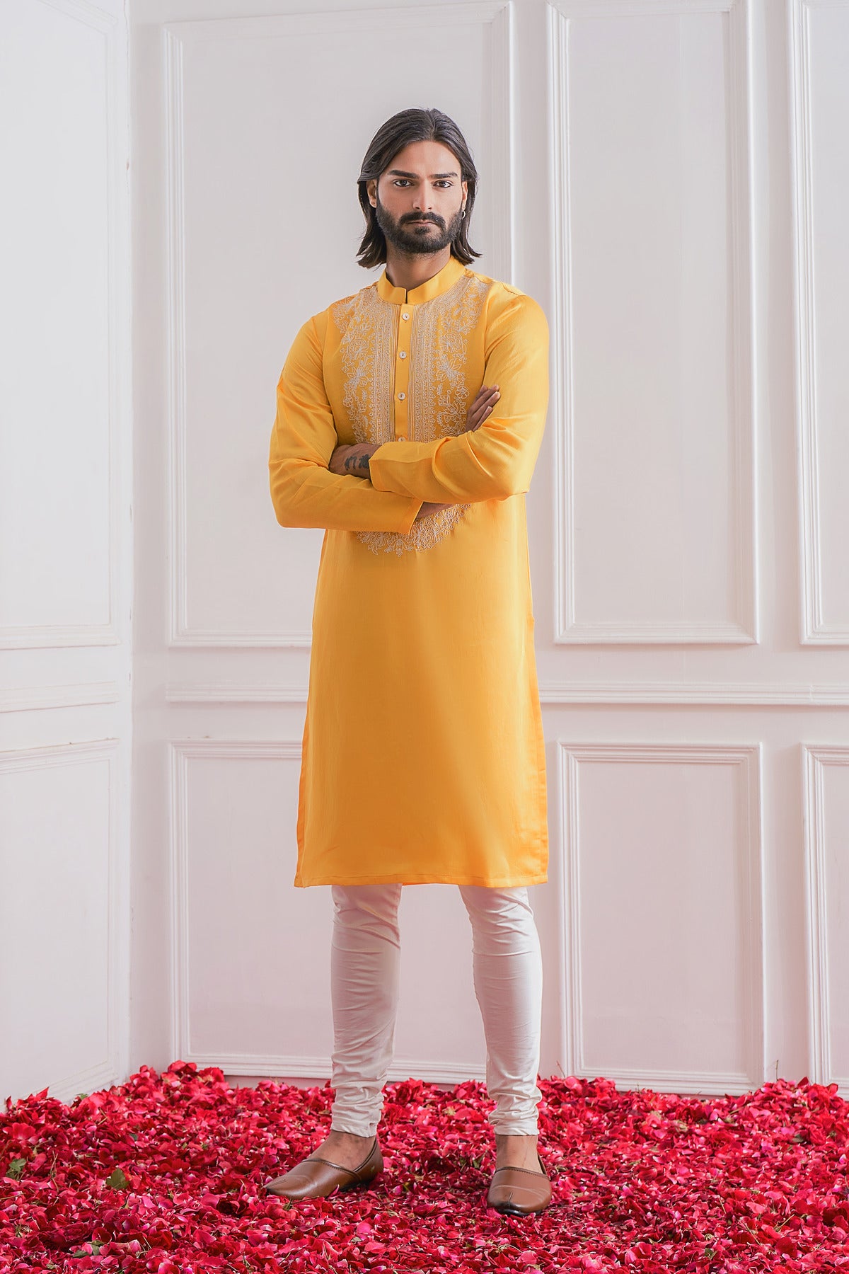 JHELUM KURTA (MUSTARD)