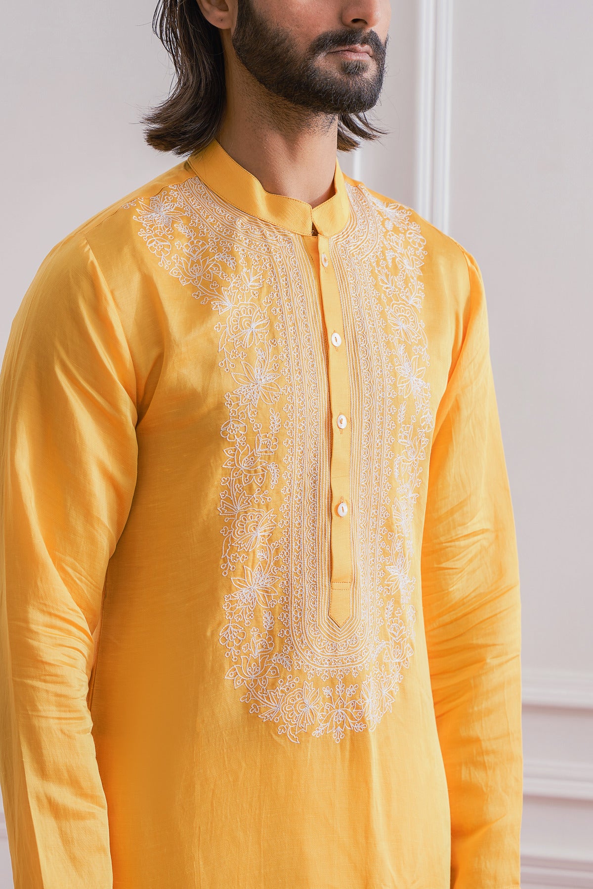 JHELUM KURTA (MUSTARD)