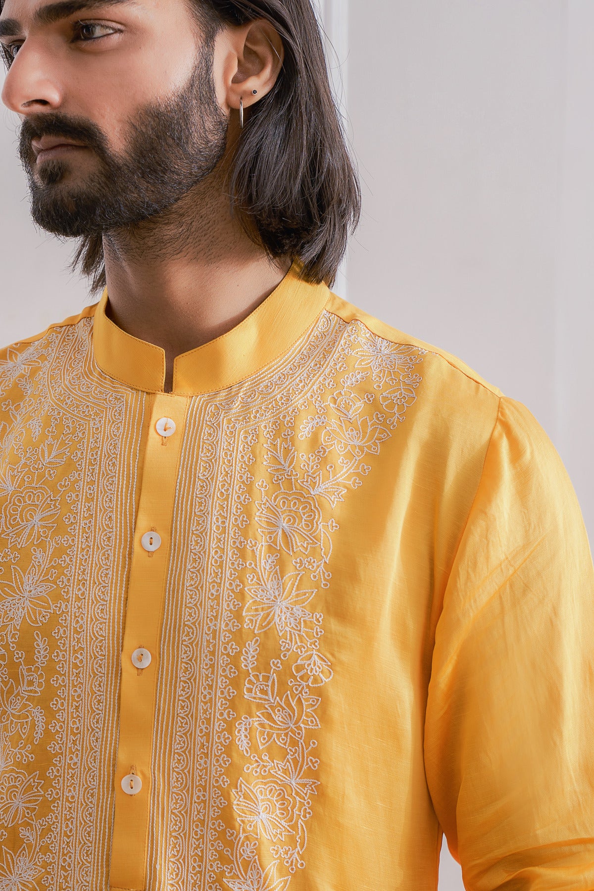 JHELUM KURTA (MUSTARD)