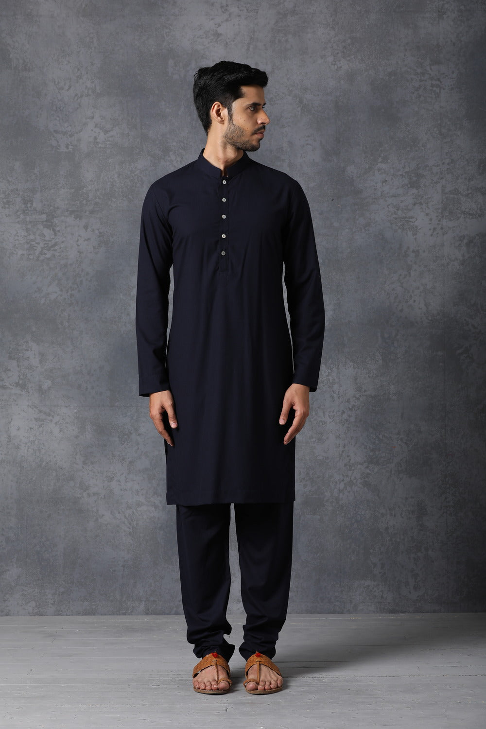 NAVY BLUE KURTA