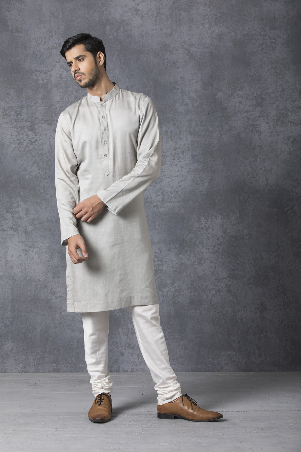 STEEL GREY KURTA