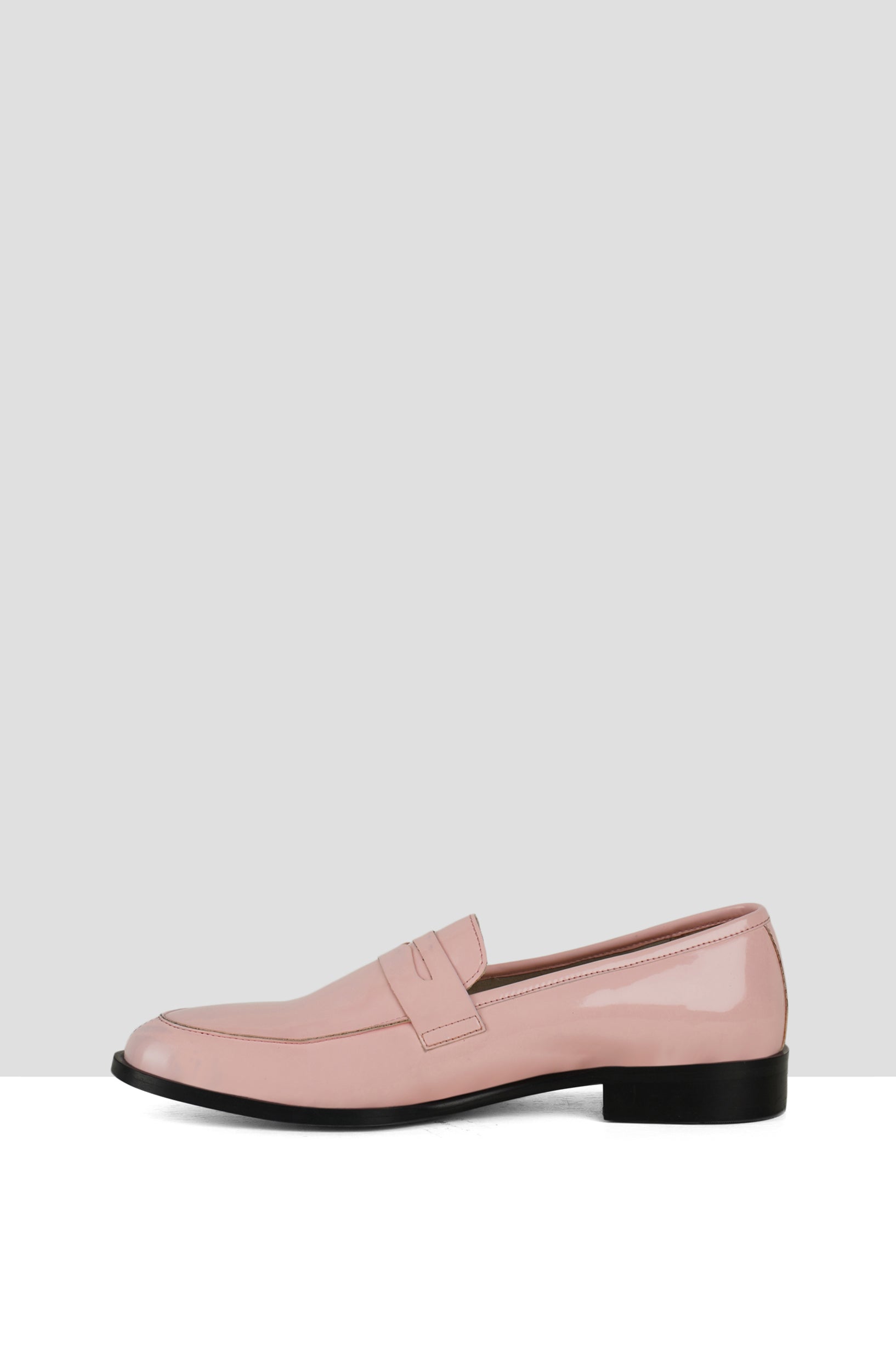 Pink Patent Penny Loafers